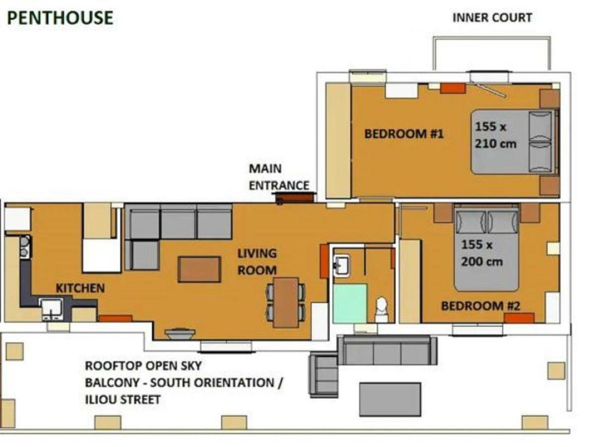 Sunkissed Rooftop Apartments 아테네 외부 사진